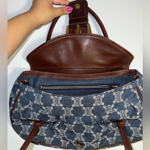 Celine Macadam Printed Denim Bag - Picture 10 of 15